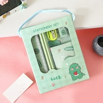 HOARBOEG Cute Cartoon Lead Pencil Set Wooden Pencils Set for Drawing & Sketching Supplies with Eraser, Sharpener, Ruler & Notebook(2 Pencils) Interesting Stationery Set