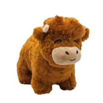 HOARBOEG Cute Cow Plush Toy Stuffed Animal, Adorable Soft Kawaii Cattle Doll for Bedroom Home Decor, Gift for Womens Men Valentine Christmas Birthday