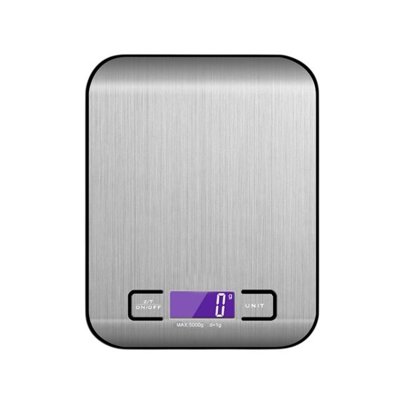 HOARBOEG Digital Kitchen Scale, 10kg/22lb Capacity Food Scale, Stainless Steel Baking Scale & Gram Scale, Slim Portable Household Cooking Scale