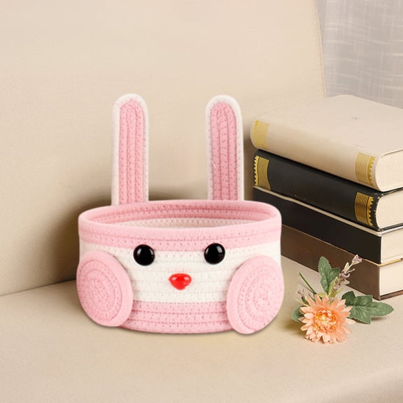 HOARBOEG Easter Basket, Easter Baskets For Kids, Lovely Bunny Basket, Easter Basket For Boys Girls Baby Kids, Personalized Easter Basketempty Gift Baskets, Empty Gift Baskets,Easter Decoration
