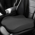 thumbnail image 1 of HOARBOEG Ergonomic Memory Foam Car Seat Cushion with Waist Support & Height Boost - Breathable Non-Slip Office & Driving Seat Pad for Long Sitting Comfort, 1 of 7