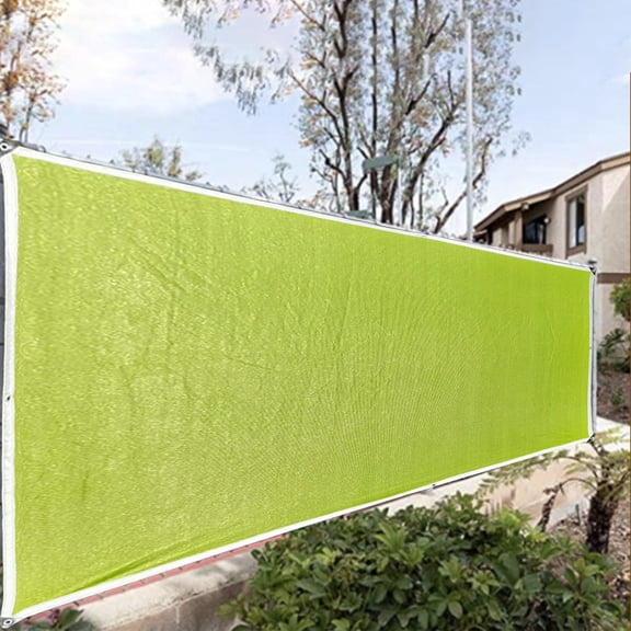 HOARBOEG Fence Privacy Screen Balcony Sun Shade Cloth 95% Shade Fabric Outdoor Patio Screens Mesh Panels Apartments Railing Cover UV Protection for Backyard Garden Porch Deck