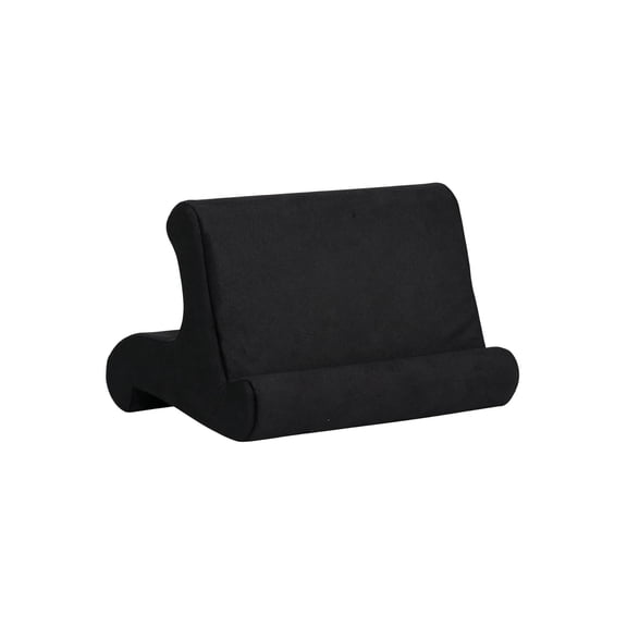 HOARBOEG Foldable Reading Pillow Tablet & Phone Stand, Multi Angle Bed Rest Pillow, Soft Plush Lap Pillow for Book, E-Reader, Portable Book Holder for Sofa, Travel