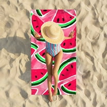 HOARBOEG Fruit Printed Beach Towels Sandproof Quick Dry Beach Towel Outdoors Beach Blanket Microfiber Bath Towels