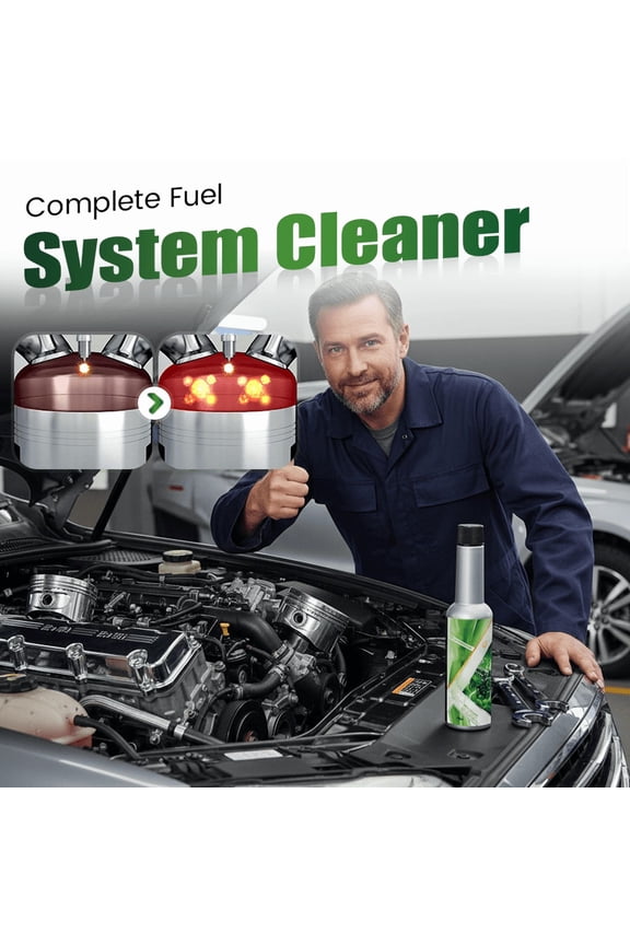 HOARBOEG Fuel System Cleaner Injector Cleaner for Gasoline Cars Removes Carbon Deposits Improves MPG Reduces Emissions Complete 3-Way Engine Maintenance Additive