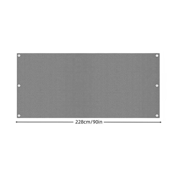 HOARBOEG Gray Waterproof Playground Cover Sun Shade, Outdoor Play Set Canopy Replacement Tarp with UV Protection for Swing Set, Backyard Climber, Teens Playhouse Roof