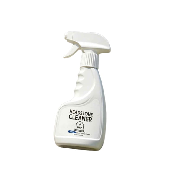 HOARBOEG Headstone Cleaner for Graves & Memorials 3-in-1 Tombstone Cleaning Spray, Removes Dirt, Grime & Growth, Restores Natural Luster Safe for Granite Marble Limestone