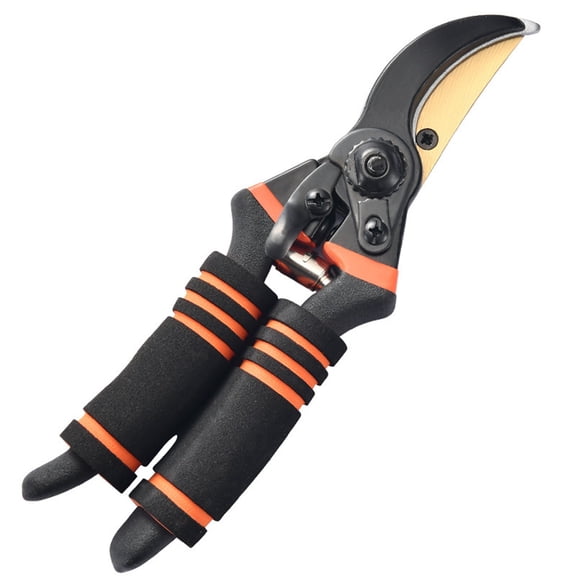 HOARBOEG Heavy Duty Bypass Pruning Shears, Garden Clippers with Ultra Sharp Stainless Steel Blade, Professional Plant Scissors Secateurs for Gardening Floral Trimming Tree Branch Fruit Harvesting