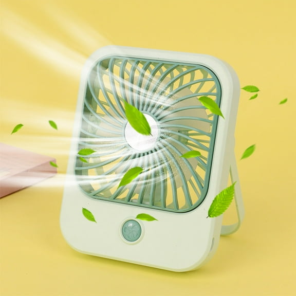 HOARBOEG High Wind Power USB Fan - Foldable Desk Fan, 500mAh Rechargeable & Low Noise, Summer Gifts Ideal for Dorm Travel Office