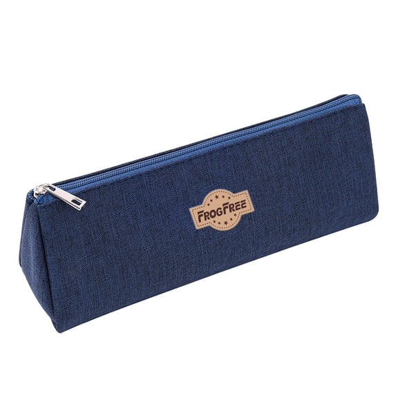 HOARBOEG Ins Style Stationery Bag - Trendy Canvas Pencil Case, Spacious 10in Portable Stationery Organizer Large Capacity Pencil Pouch Canvas Pencil Bag
