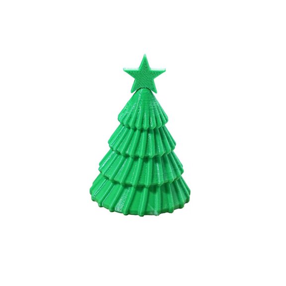 HOARBOEG LED Lighted Christmas Tree, Battery Operated Tabletop Night Light, Glowing Green Holiday Desk Ornament with Color-Changing Lights, Christmas Decoration for Home Office Room Decor