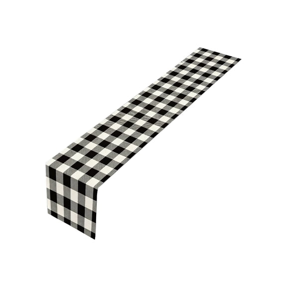 HOARBOEG Linen Table Runner 72*12.99in, Multicolor Farmhouse Table Runner, Decorative Dining Table Runner for Parties & Everyday Use, Washable Table Centerpiece Decor