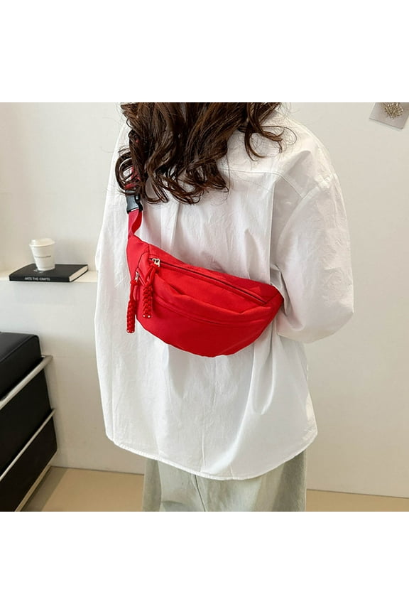 HOARBOEG Multifunctional Women's Shoulder bag Crossbody Bag for Men Cloth Multilayer Small Sling Bag Unisex Fanny Pack Adjustable Length for Daily Use of Running Hiking Mountain Climbing