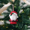 thumbnail image 1 of HOARBOEG Non Woven Fabric Christmas Ornaments, Festive Snowflake and Holiday Tree Pattern Hanging Decor for Xmas Tree, Holiday Craft Kits for Classroom, Gift Toppers, Party & Home Decoration, 1 of 6