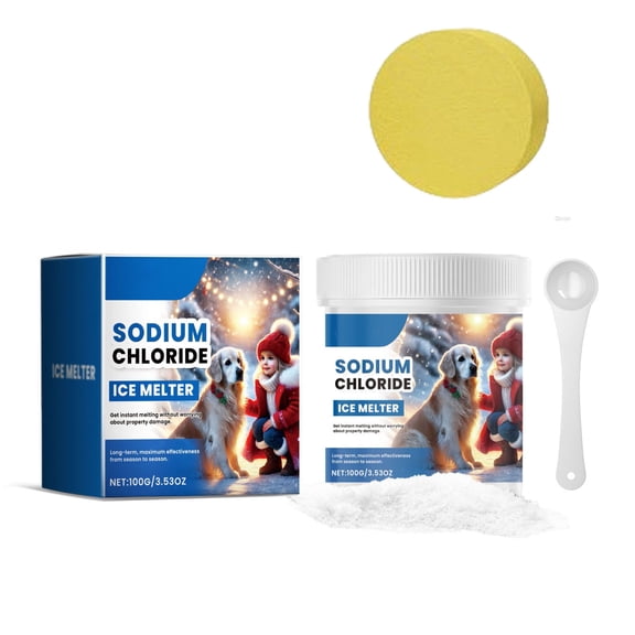 HOARBOEG Pet Safe Ice Melter for Driveways & Sidewalks, Fast Acting Snow Melting Pellets, Non-Corrosive & Lawn Friendly Deicer, Effective in Extreme Cold