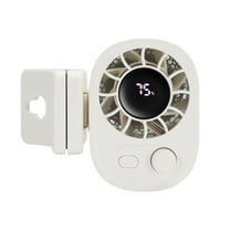 HOARBOEG Portable Clip Fan Mini Person Cooling Fan with 1800mAh Battery, Desk Fans Small Quiet with USB Charging for Outdoor, Desk & Waist (7.1in)