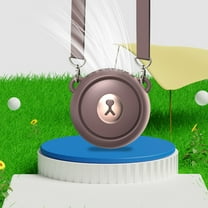 HOARBOEG Portable USB Rechargeable Mini Fan - 6 Blade Handheld Desktop Fan with 3 Speed Settings, 1200mAh Battery, 6H Runtime for Car/Office/Travel