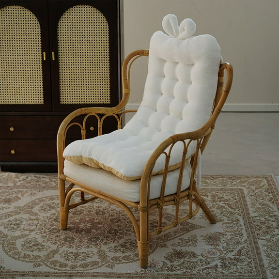 HOARBOEG Premium Non-Slip Rocking Chair Cushion & Outdoor Garden Seat Pad - High-Density Foam Support Seat Cushions, Multi-Purpose for Lounger, Floor & Indoor, 15.7*33.4in