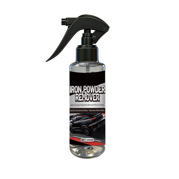 HOARBOEG Professional Automotive Iron Powder Remover & Wheel Cleaner – Car Paint Safe Oxidation Layer Remover, Detailing Spray for Rims