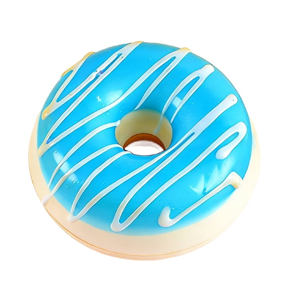 HOARBOEG Rainbow Donut Stress Ball Artificial Donuts Stress Relief Ball Foam Mini Donut for Donut Party Favors Birthday Party Shop Decoration