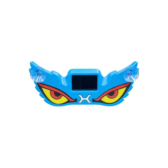 HOARBOEG Solar Powered Devil Eye Car Light for Window, Dynamic Breathing LED Windshield Strobe Warning Lamp, Wireless Decorative Anti-Collision Signal Light, USB Rechargeable Atmosphere Night Decor