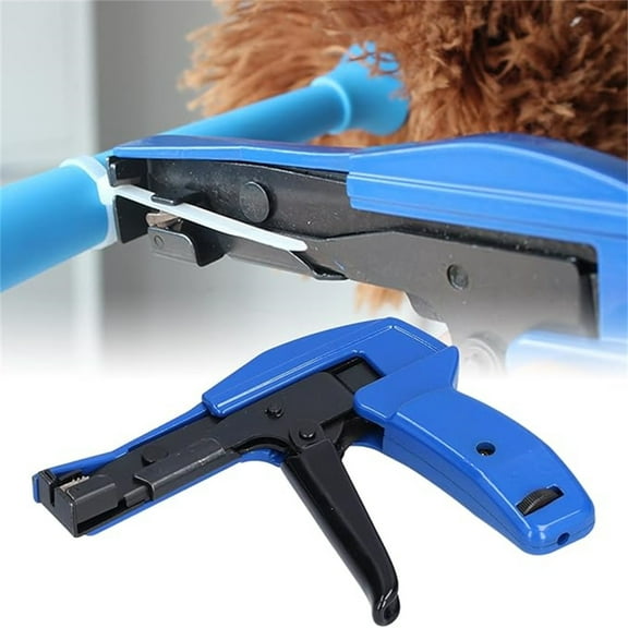 HOARBOEG Stainless Steel Cable Tie Tightening & Cutting Tool, Self-Locking Pliers for 2.2-4.8mm Nylon Ties, Fast Fastening & Cutting