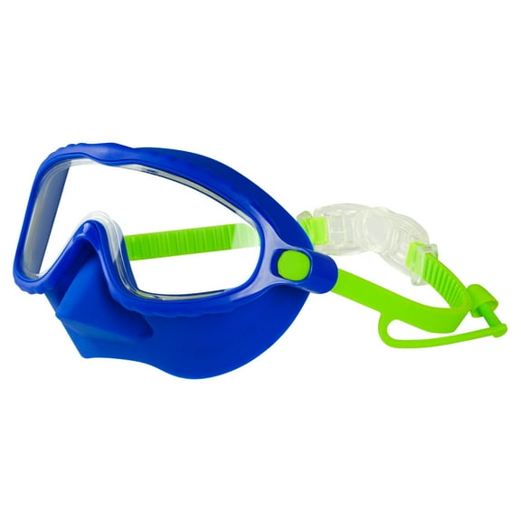 HOARBOEG Swimming Goggles Large Frame with Nose Cover Wide View Swim Goggles for Snorkeling Freediving and Pool Use - Swim Gear Eye Protection Diving Mask