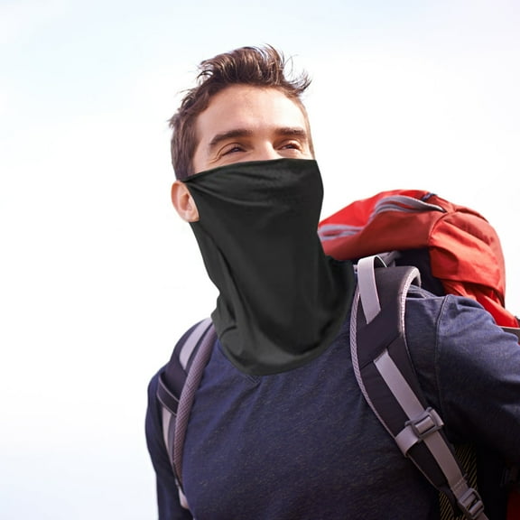 HOARBOEG UPF 50+ Sun Mask & Neck Gaiter for Outdoor Sports – Breathable Face Cover for Cycling, Fishing, Hiking – Ice Silk Scarf with UV Protection, Multi-Functional Headwear for Men & Women