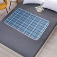 thumbnail image 1 of HOARBOEG Washable Underpads for Incontinence, Reusable Bed Pads for Adults, Waterproof Mattress Protector with Non-Slip Backing, Breathable Cotton Incontinence Pads, 59*39in, 1 of 6