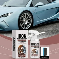 HOARBOEG Wheel Cleaner for Cars & Trucks, Powerful Rim Cleaner Spray for Alloy & Steel Rims - Heavy Duty Grease, Oil, Dirt Remover - Safe Tire Cleaning Agent with Protective Shine