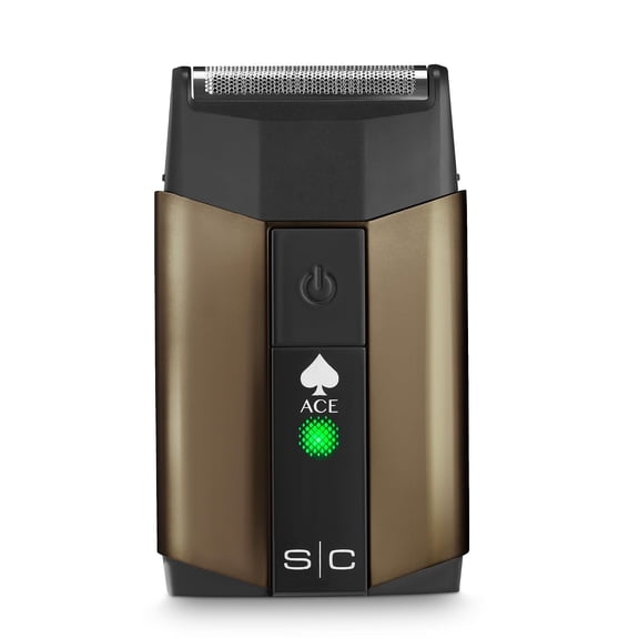 StyleCraft Ace Single Foil Shaver with Integrated Pop-Up Trimmer, USB-C Rechargeable, 140-Minute Runtime, Lightweight, Gunmetal