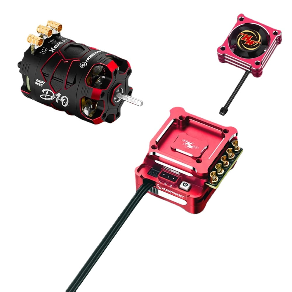 HOBBYWING XERUN XD10 PRO 100A ESC D10 10.5T Motors Sensored Brushless Combo for 1/10 RC Drift