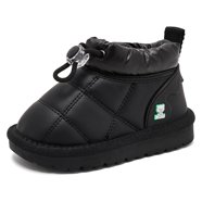 HOBIBEAR Stivali Da Neve Unisex Per Bambini, Ragazzi E Ragazze, Chiusura A Strappo, Fodera Morbida