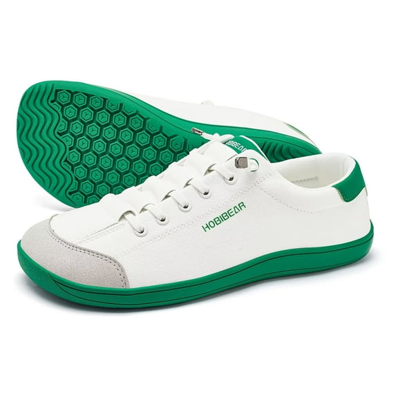 HOBIBEAR Barefoot Minimalist Shoes Womens Mens | Zero Drop | Wide Width Canvas Slip-on Shoes