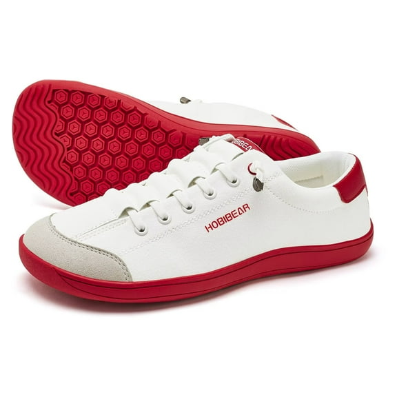 HOBIBEAR Barefoot Minimalist Shoes Womens Mens | Zero Drop | Wide Width Canvas Slip-on Shoes