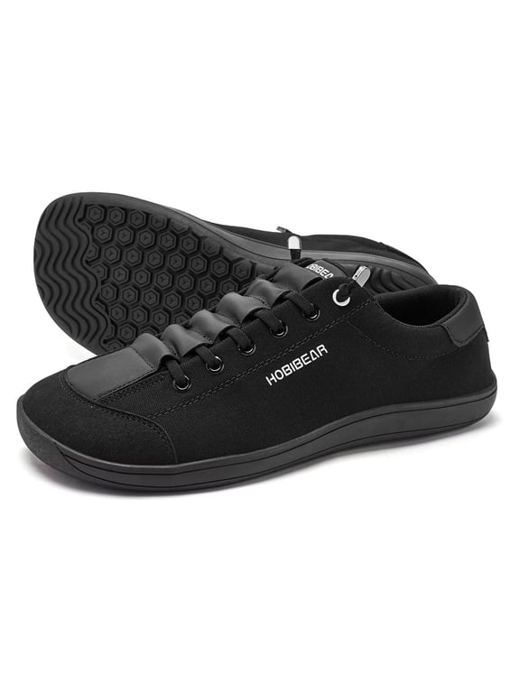 Barefoot Minimalist Shoes Womens Mens | Zero Drop | Wide Width Canvas Slip-on Shoes