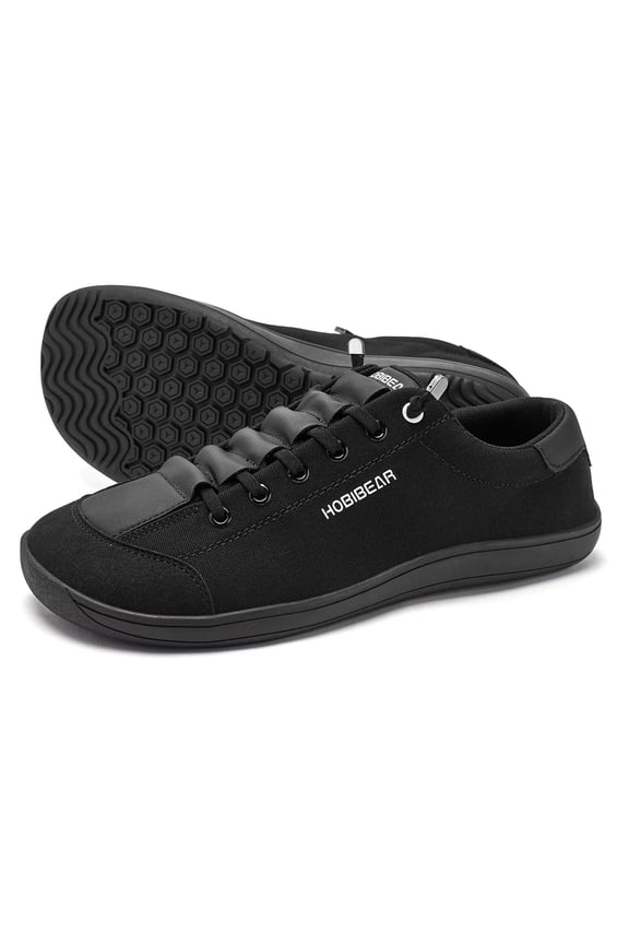 Barefoot Minimalist Shoes Womens Mens | Zero Drop | Wide Width Canvas Slip-on Shoes