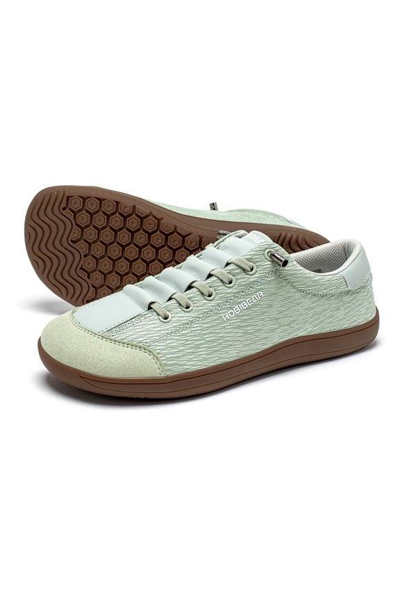 Women's Barefoot Mesh Sneakers - Lightweight Wide Toe Zero Drop Slip-On