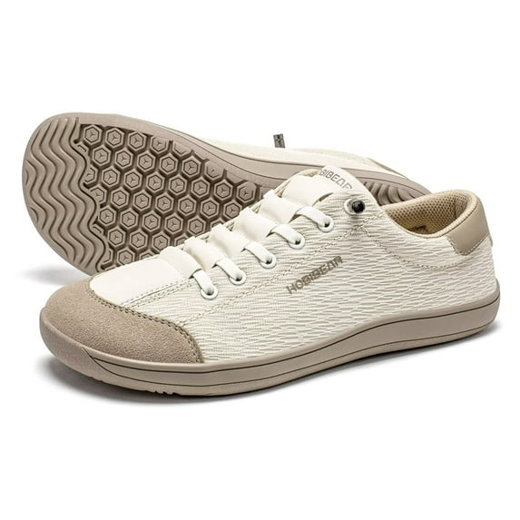 HOBIBEAR Women's Barefoot Mesh Sneakers - Lightweight Wide Toe Zero Drop Slip-On