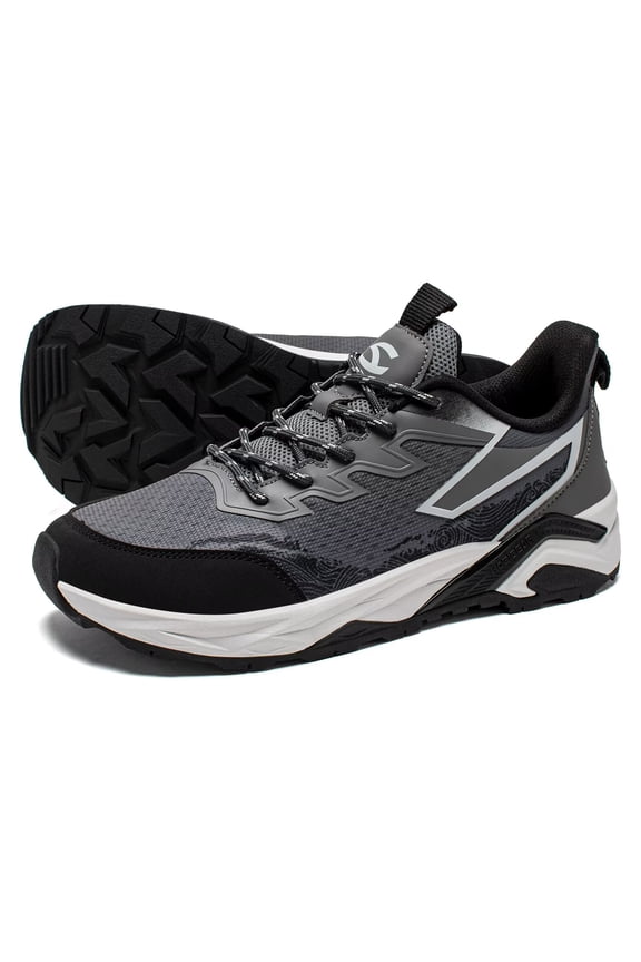 Men's Trail Hiking Shoes Wide Fit - Lightweight Low Top Breathable Sneakers for Walking, Trekking & Outdoor Adventure