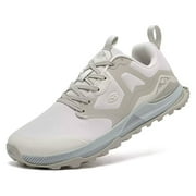 HOBIBEAR Mens Wide Toe Box Trail Running Shoes Womens Hiking/Training Sneakers with Breathable Mesh