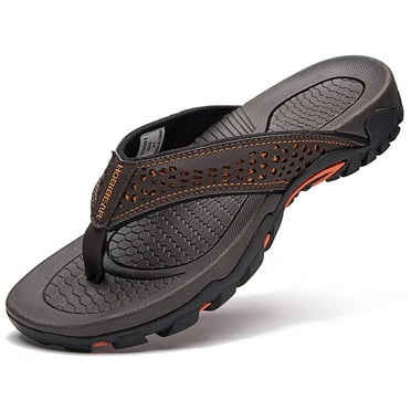 HOBIBEAR Mens Flip Flop Thong Sandals Indoor and Outdoor（Size 7.5-14Men）