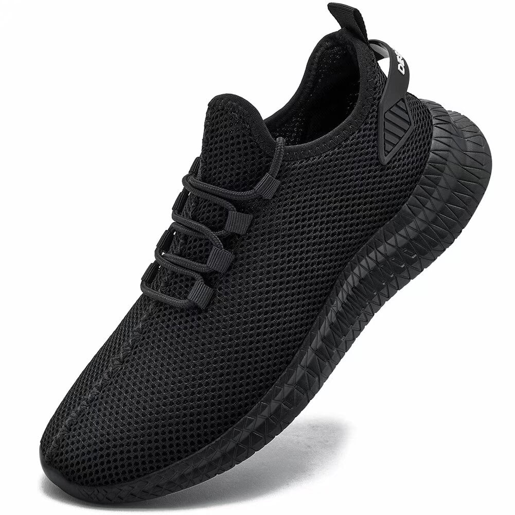 Men Running Shoes Lace up Men Sport Shoes Lightweight Comfortable Breathable  Walking Sneakers Tenis Masculino Zapatillas Hombre Color: Dark Grey, Shoe  Size: 44