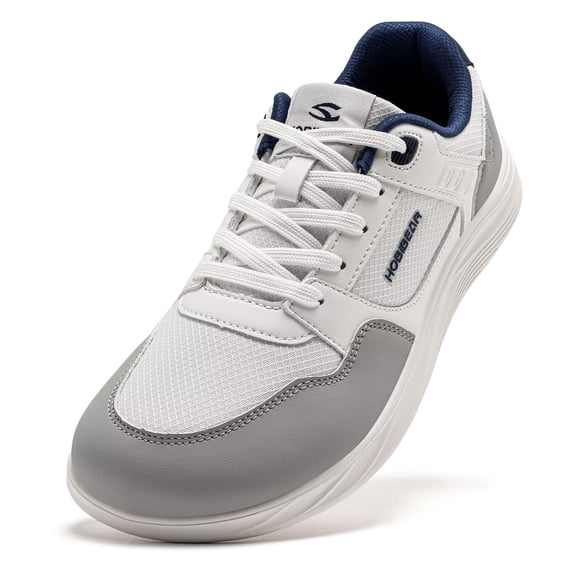 HOBIBEAR Wide Toe Box Shoes for Men Women – Arch Support Casual Sneakers Anti-Slip Breathable Comfortable Walking Shoes