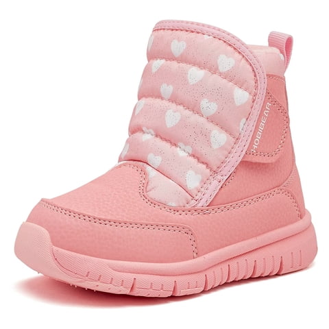 Toddler Boys Girls Snow Boots Winter Shoes Warm Lined Waterproof