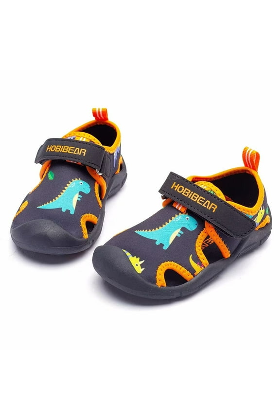 Toddler Boys Water Shoes Quick Dry Closed-Toe Aquatic Sport Sandals Toddler/Little Kid