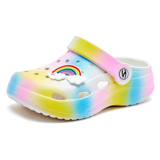 GUBARUN Toddler Garden Shoes Boys Cartoon Slides Sandals Kids Clogs