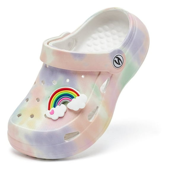 HOBIBEAR Toddler Garden Shoes Boys Girls Cartoon Slides Sandals Kids Clogs(Toddler/Little Kids/Big Kids)