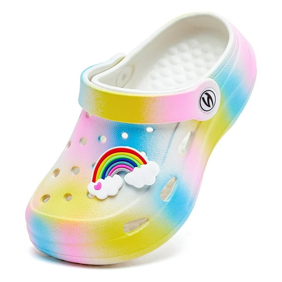 HOBIBEAR Toddler Garden Shoes Boys Girls Cartoon Slides Sandals Kids Clogs(Toddler/Little Kids/Big Kids)