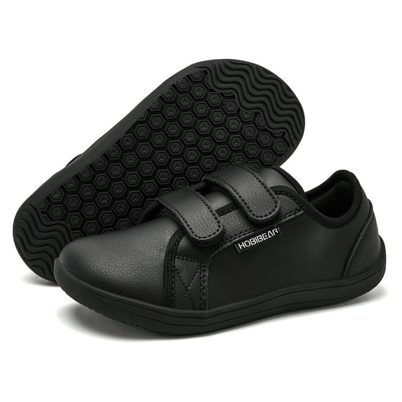 HOBIBEAR Toddler Little Kids Barefoot Shoes Wide Toe Box, Zero Drop Minimalist Sneakers for Boys Girls